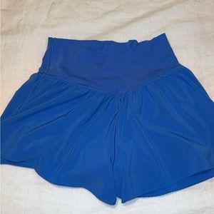 Blue aerie cross cross shorts